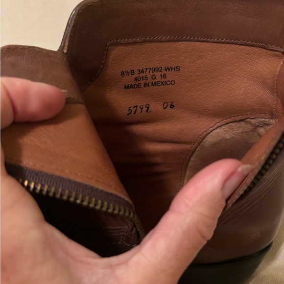 Frye brown western ankle boots/booties - Picture 3 of 10